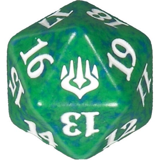 Image for War of the Spark Spindown Die - Green - Life Counters