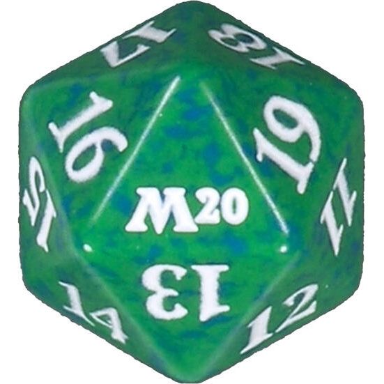 Image for Core Set 2020 Spindown Die - Green - Life Counters