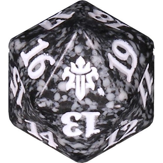 Image for Throne of Eldraine Spindown Die - Black - Life Counters