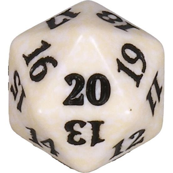 Image for Magic Game Night 2019 Spindown Die - White - Life Counters