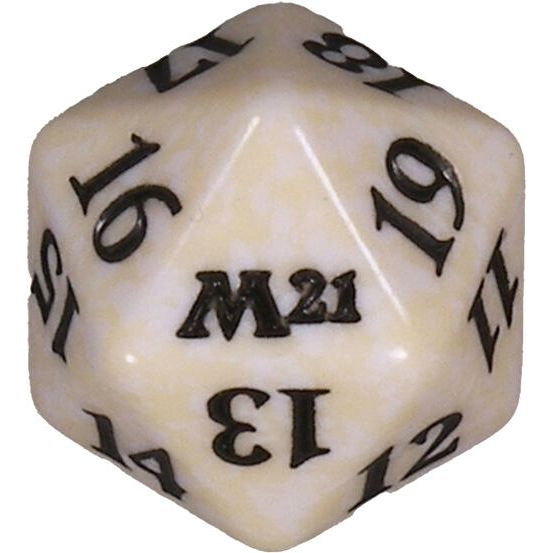 Image for Core Set 2021 Spindown Die - White - Life Counters