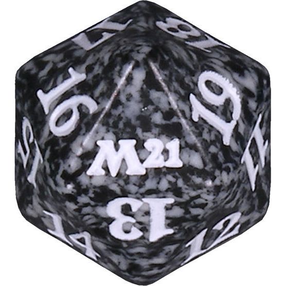 Image for Core Set 2021 Spindown Die - Black - Life Counters