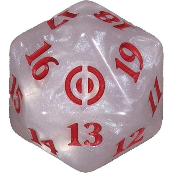 Image for Phyrexia: All Will Be One Bundle Spindown Die - White - Life Counters