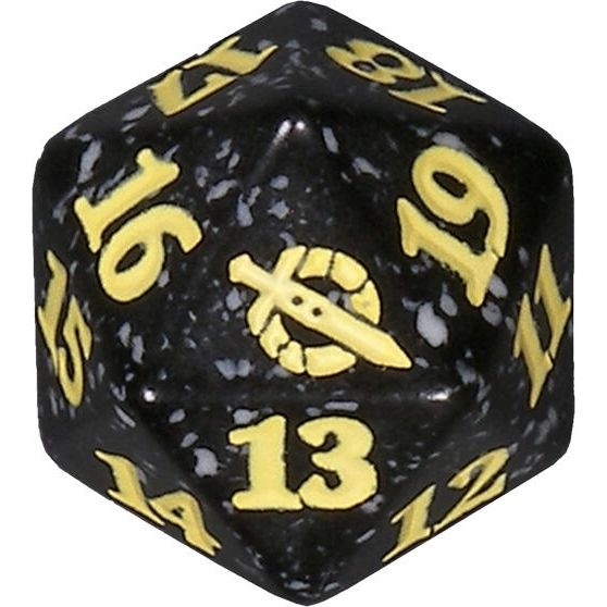 Image for March of the Machine Spindown Die - Yellow - Life Counters