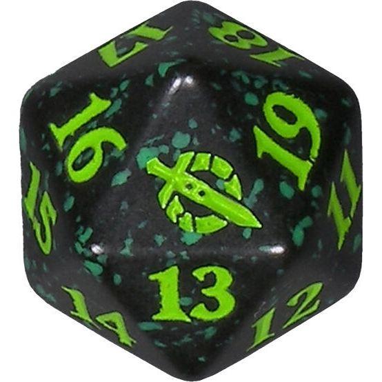 Image for March of the Machine Spindown Die - Green - Life Counters