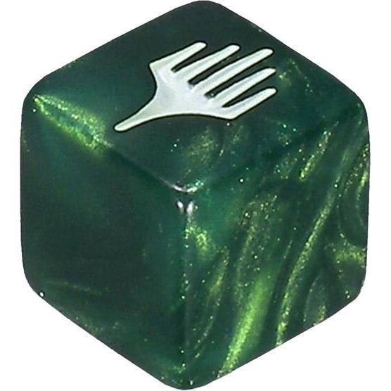 Image for Commander: March of the Machine Planar Die - Green - Life Counters