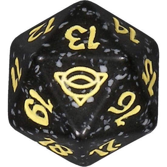 Image for Universes Beyond: The Lord of the Rings: Tales of Middle-earth Spindown Die - Yellow - Life Counters