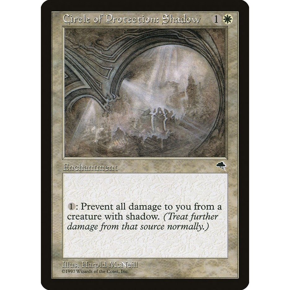 Image for Circle of Protection: Shadow (12) (TMP) - Magic: The Gathering