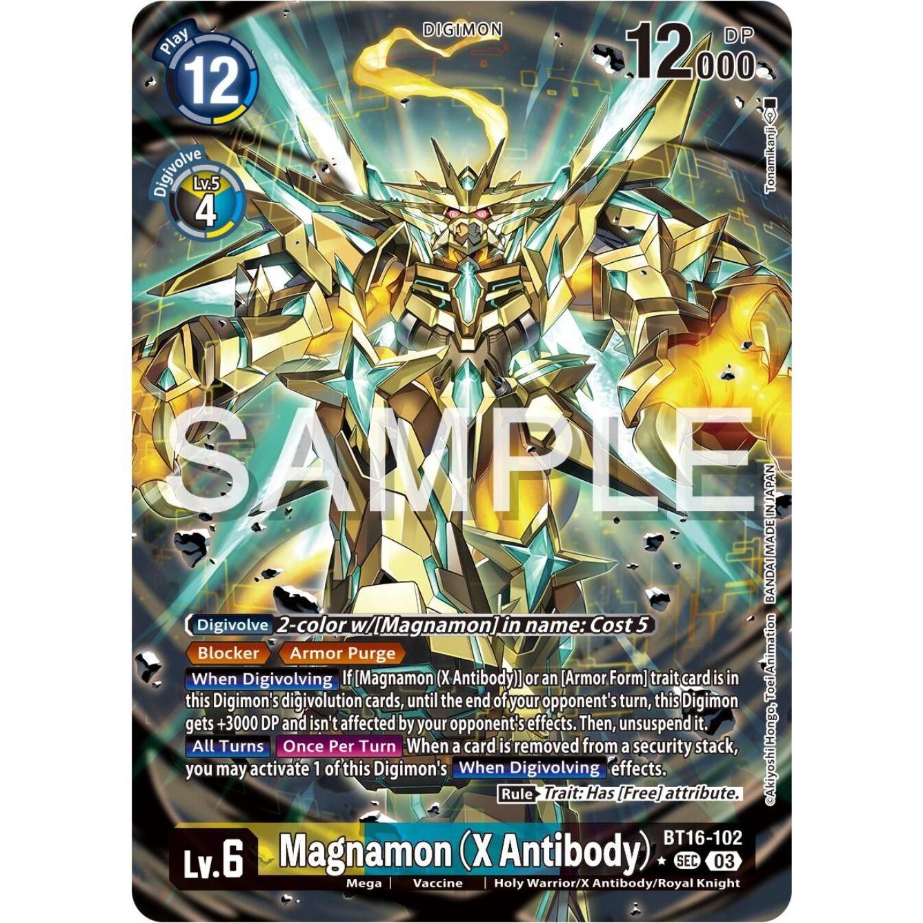 Image for Magnamon (X Antibody) (Alternate Art) (BT16-102 SEC) (BT16) - Digimon Card Game