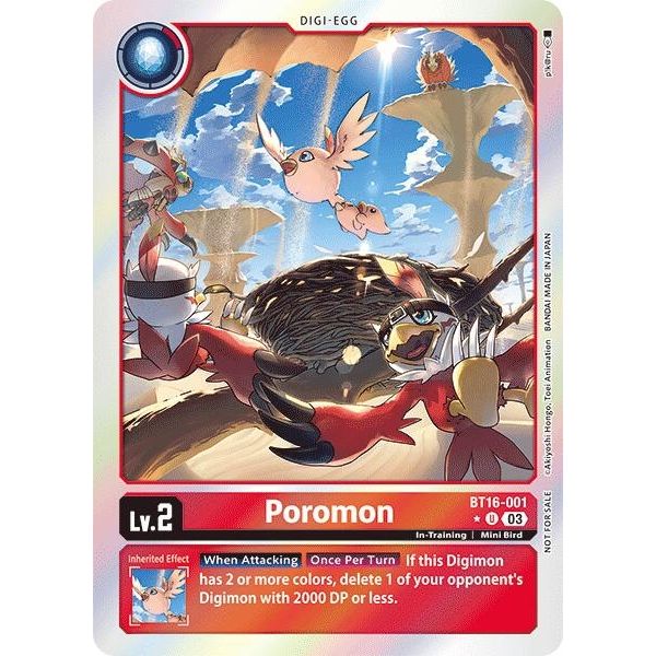 Image for Poromon (Box Promotion Pack: Beginning Observer) (BT16-001 U) (BT16) - Digimon Card Game