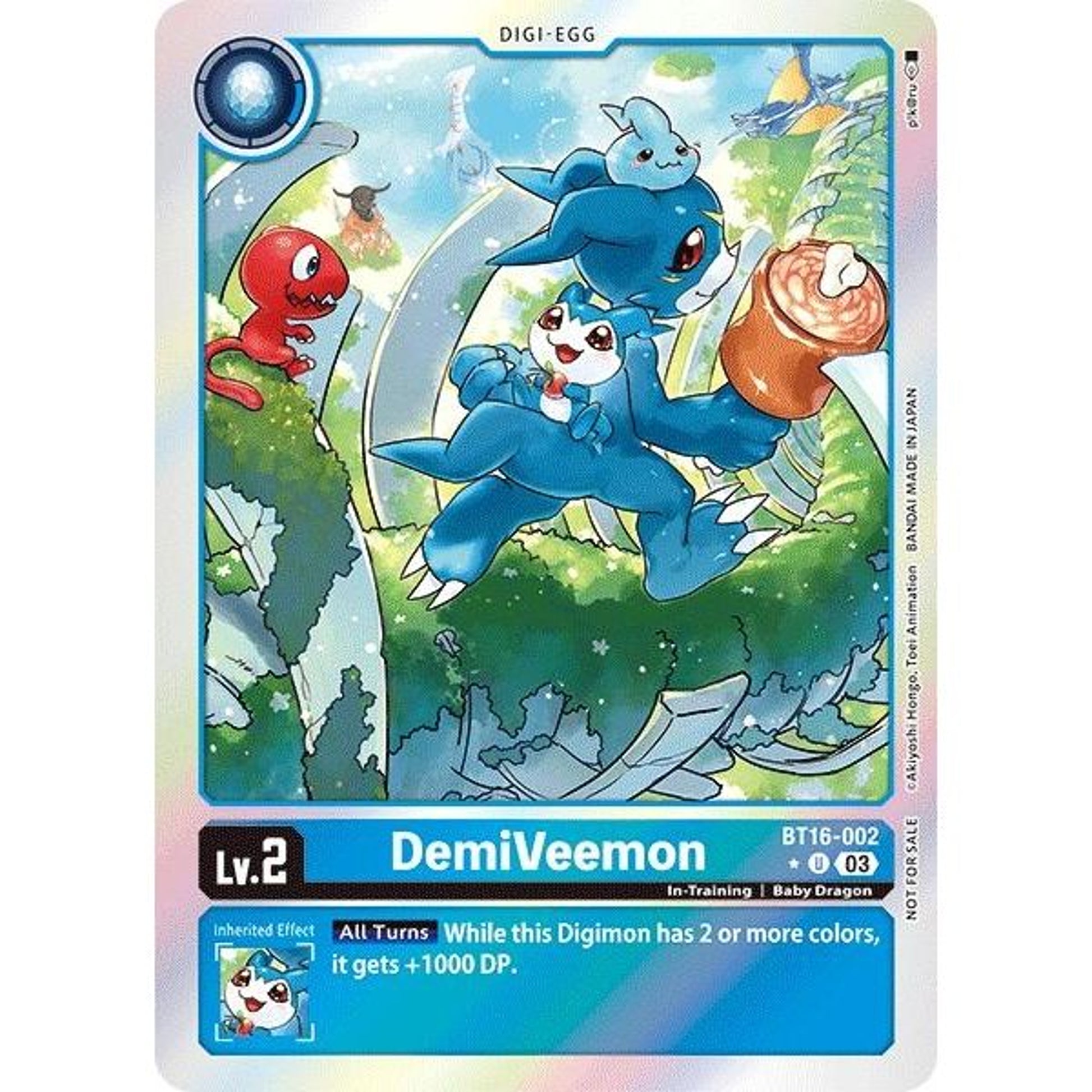 Image for DemiVeemon (Box Promotion Pack: Beginning Observer) (BT16-002 U) (BT16) - Digimon Card Game