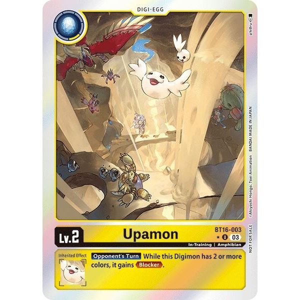 Image for Upamon (Box Promotion Pack: Beginning Observer) (BT16-003 U) (BT16) - Digimon Card Game