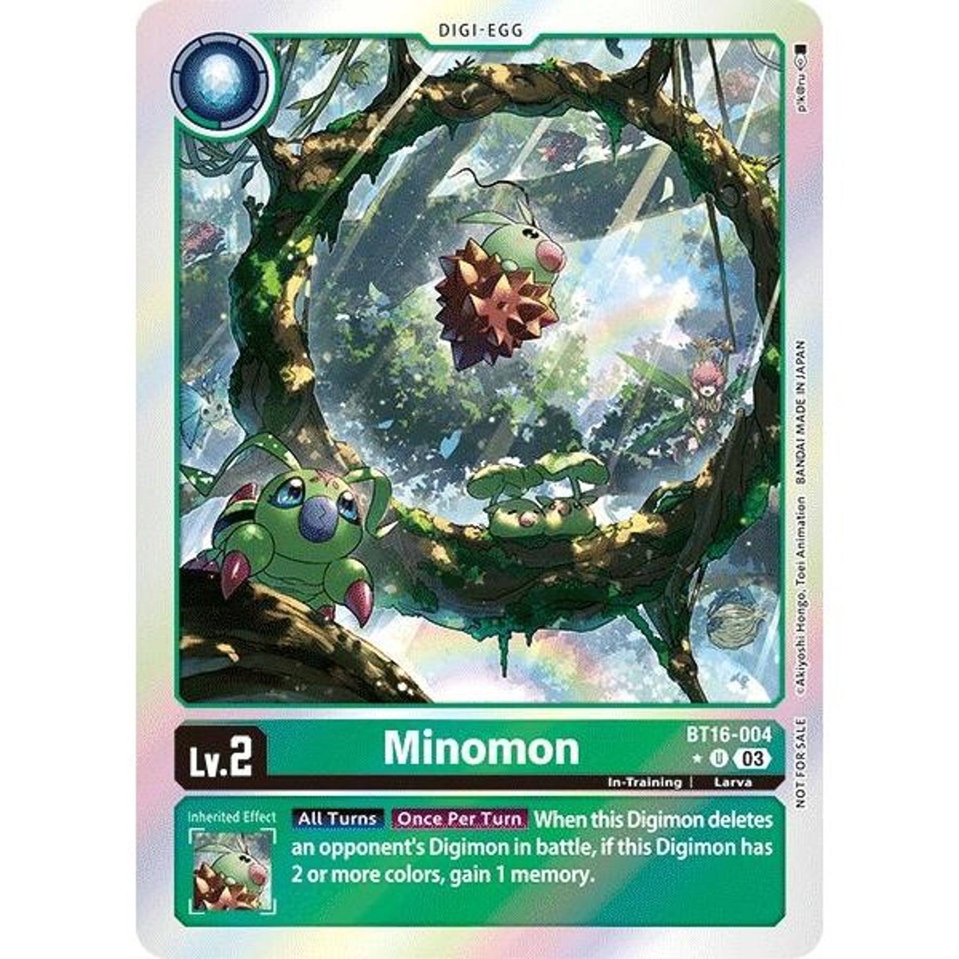 Image for Minomon (Box Promotion Pack: Beginning Observer) (BT16-004 U) (BT16) - Digimon Card Game