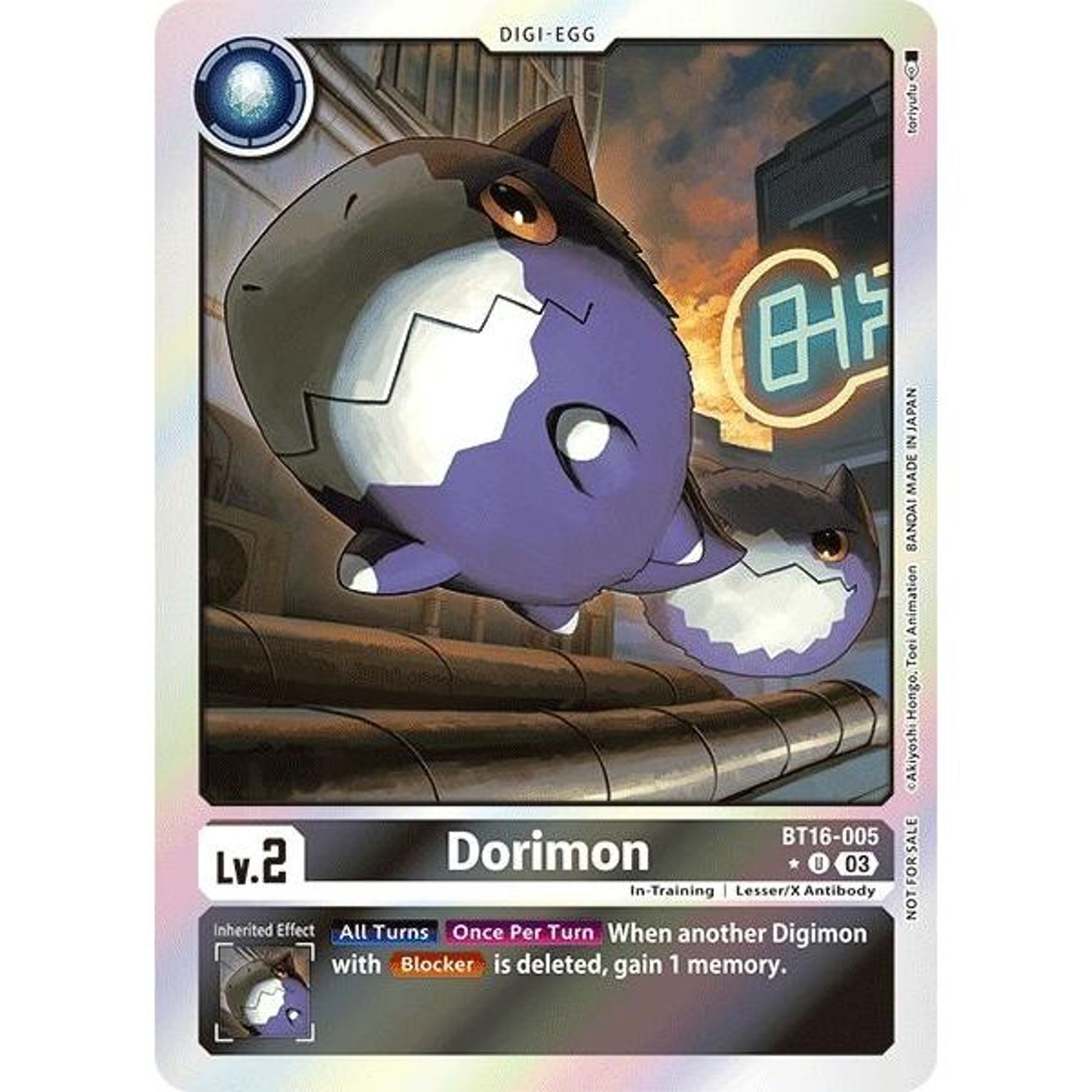 Image for Dorimon (Box Promotion Pack: Beginning Observer) (BT16-005 U) (BT16) - Digimon Card Game