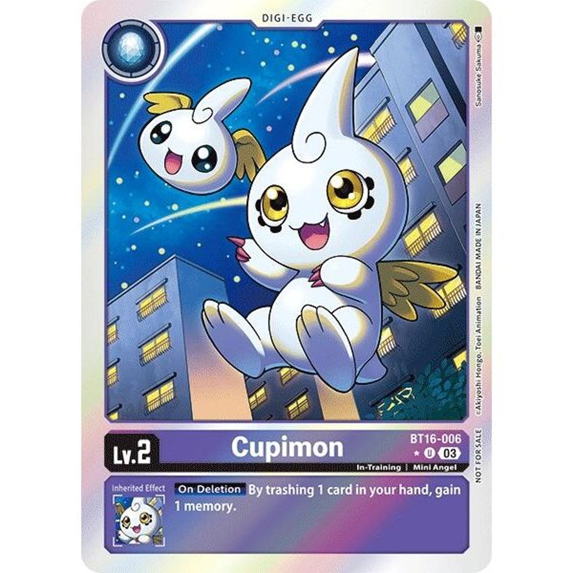 Image for Cupimon (Box Promotion Pack: Beginning Observer) (BT16-006 U) (BT16) - Digimon Card Game