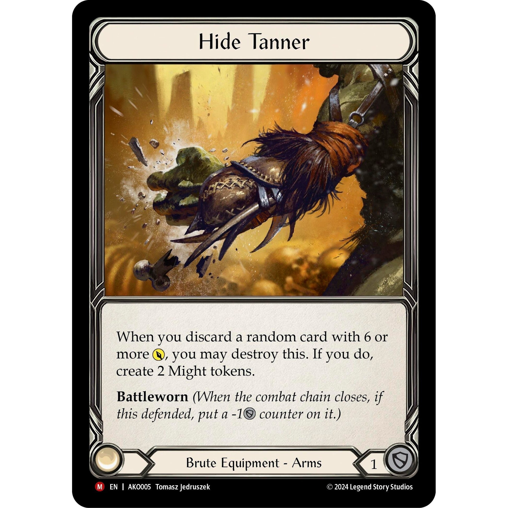 Image for Hide Tanner (AKO005) - Flesh and Blood TCG