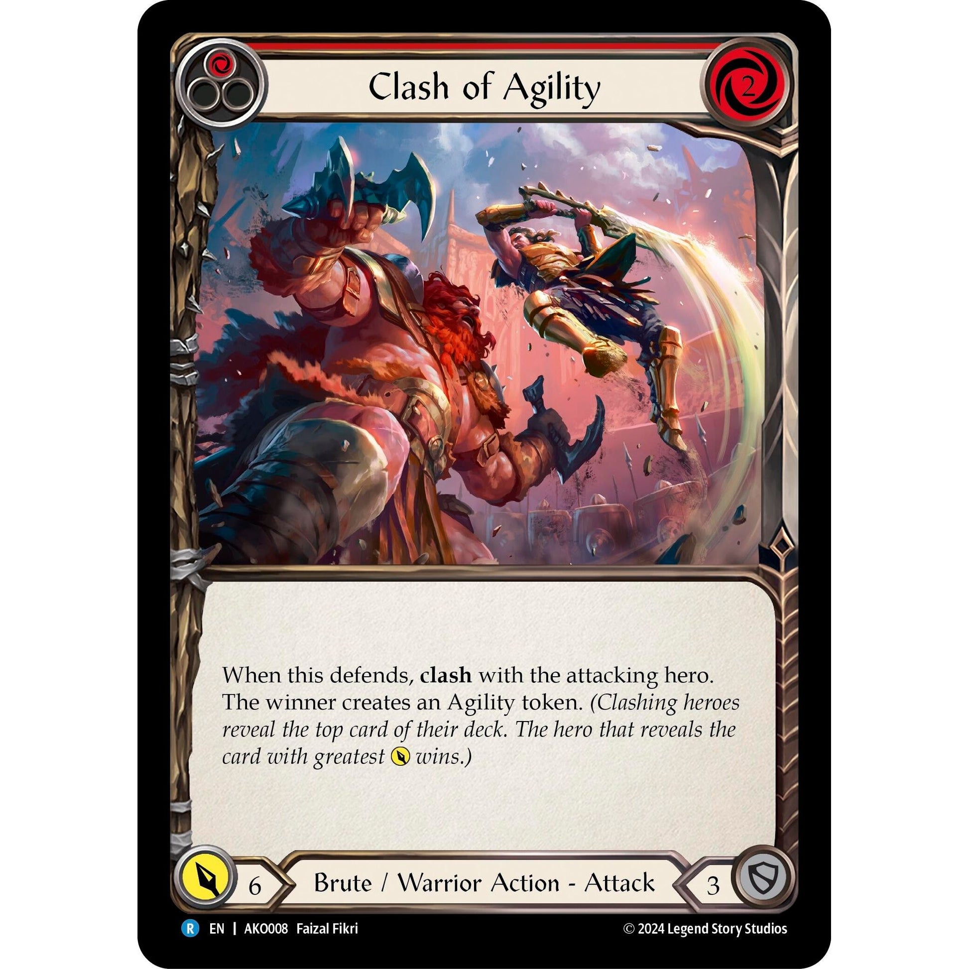 Image for Clash of Agility (Red) (AMO008) - Flesh and Blood TCG