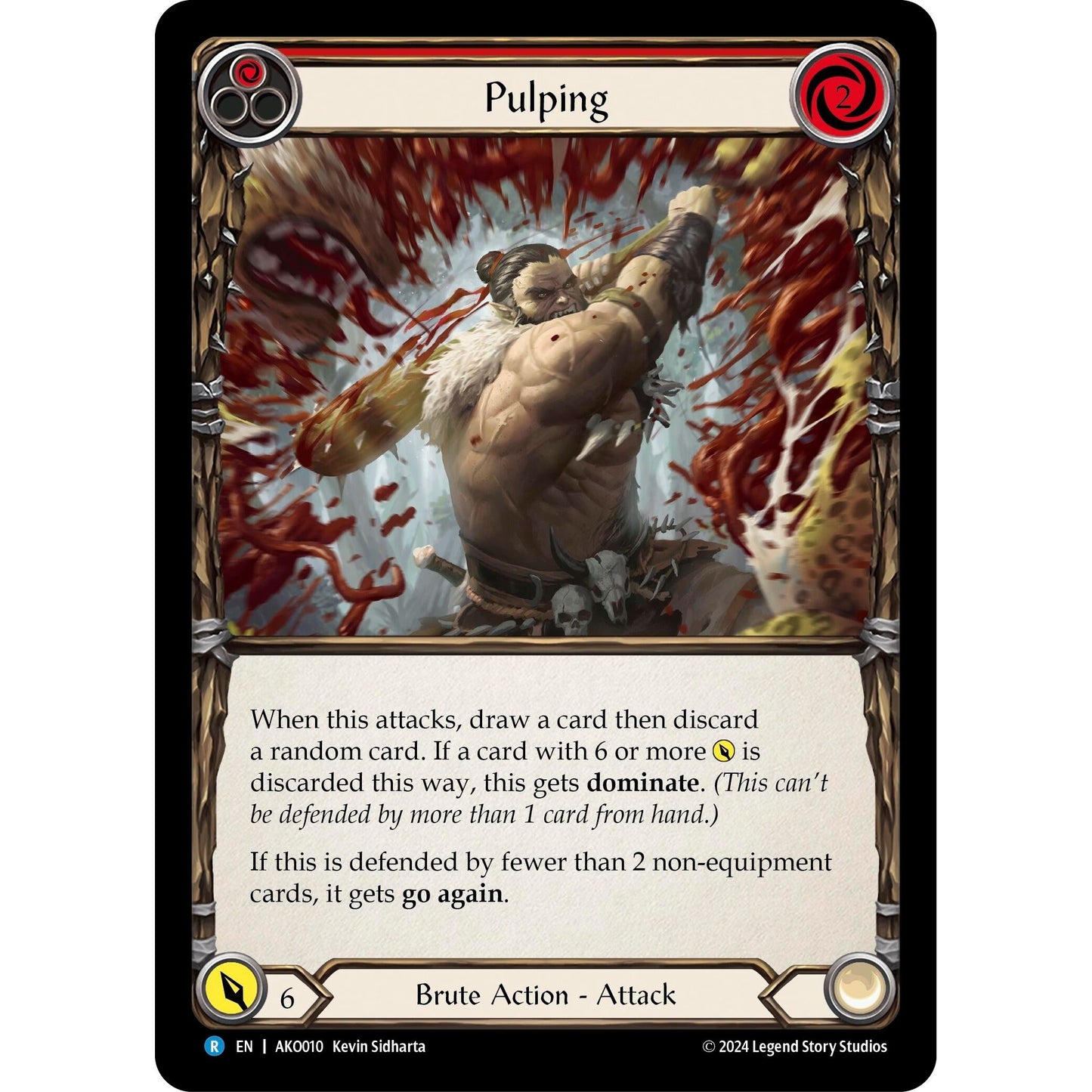 Image for Pulping (Red) (AKO010) - Flesh and Blood TCG