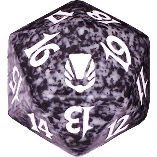 Image for Darksteel Spindown Die - Black - Life Counters