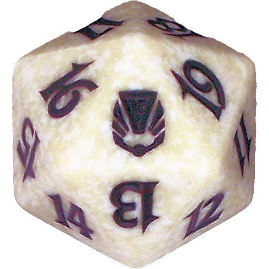 Image for Darksteel Spindown Die - White - Life Counters