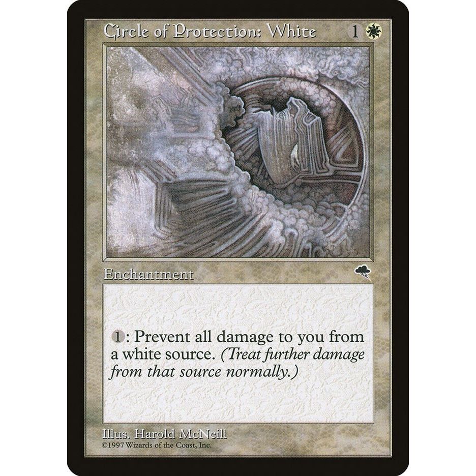 Image for Circle of Protection: White (13) (TMP) - Magic: The Gathering