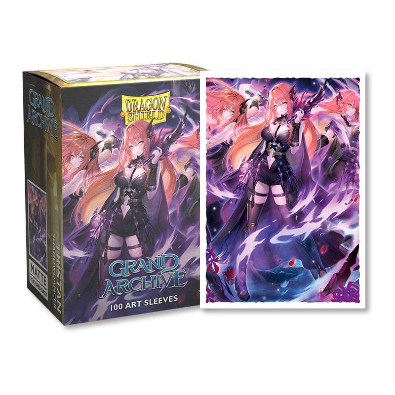 Image for Dragon Shield Grand Archive Matte Art - Tristan, Shadowdancer (100-Pack) - Card Sleeves