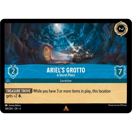 Image for Ariel's Grotto - A Secret Place (169/204) (4) - Disney Lorcana