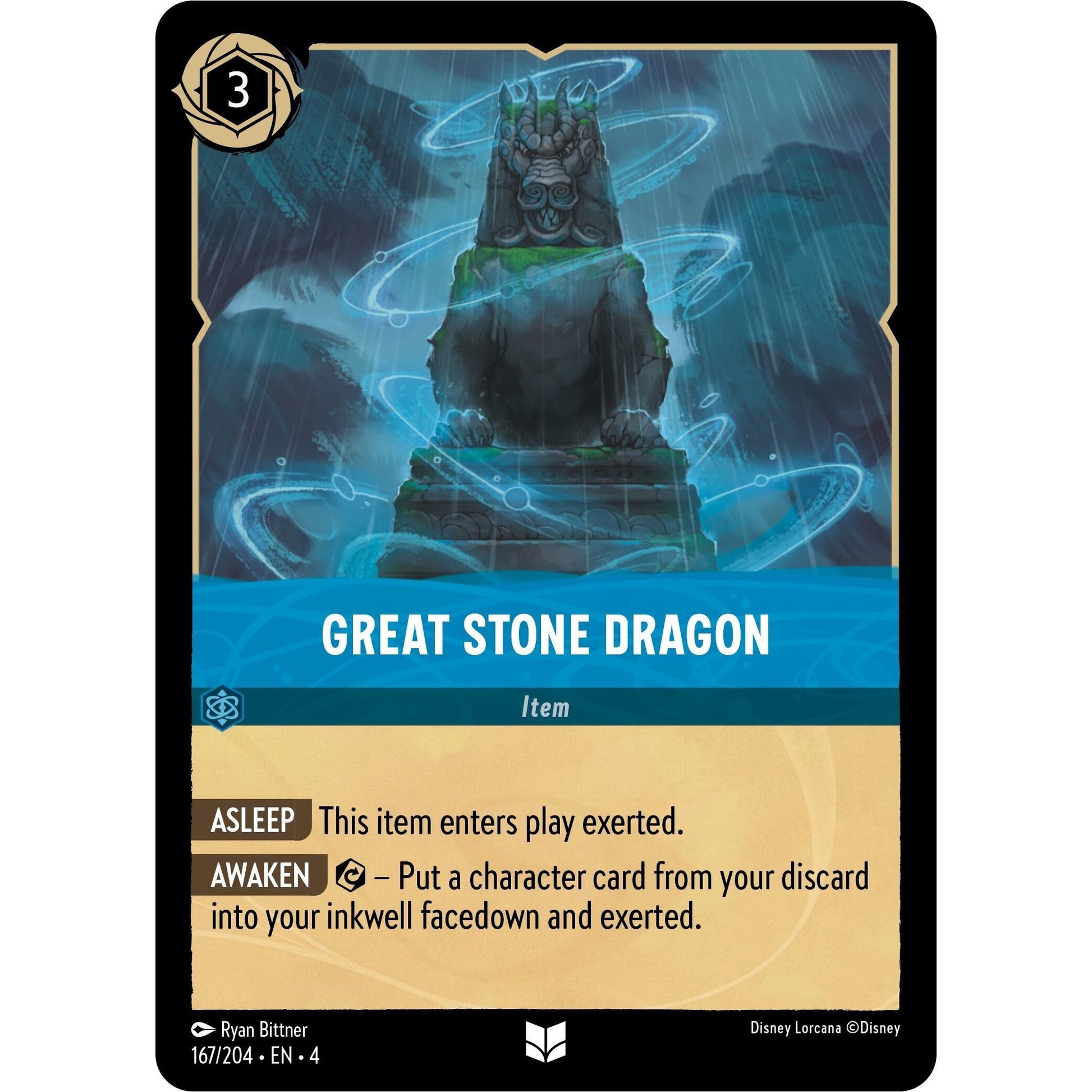 Image for Great Stone Dragon (167/204) (4) - Disney Lorcana