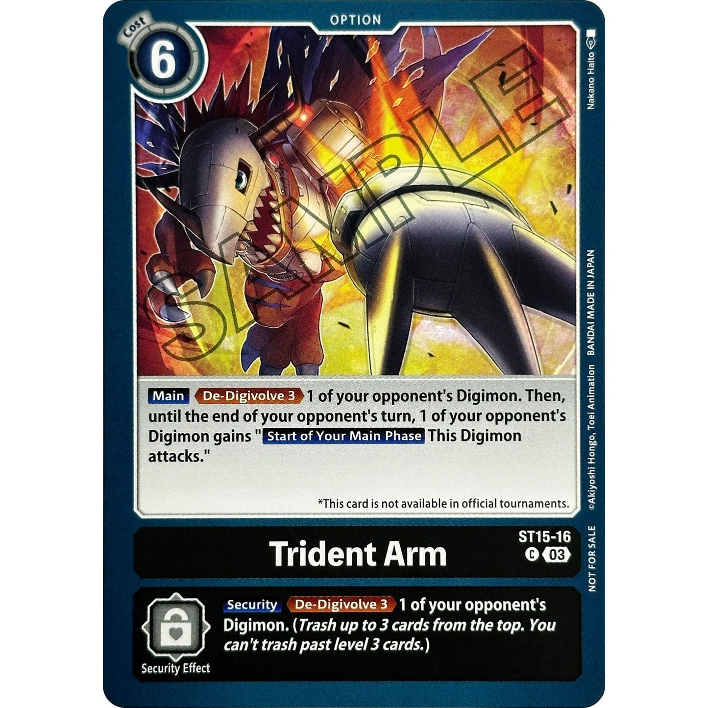 Image for Trident Arm (Demo Deck Exclusive) (ST15-16 C) (DEMO) - Digimon Card Game
