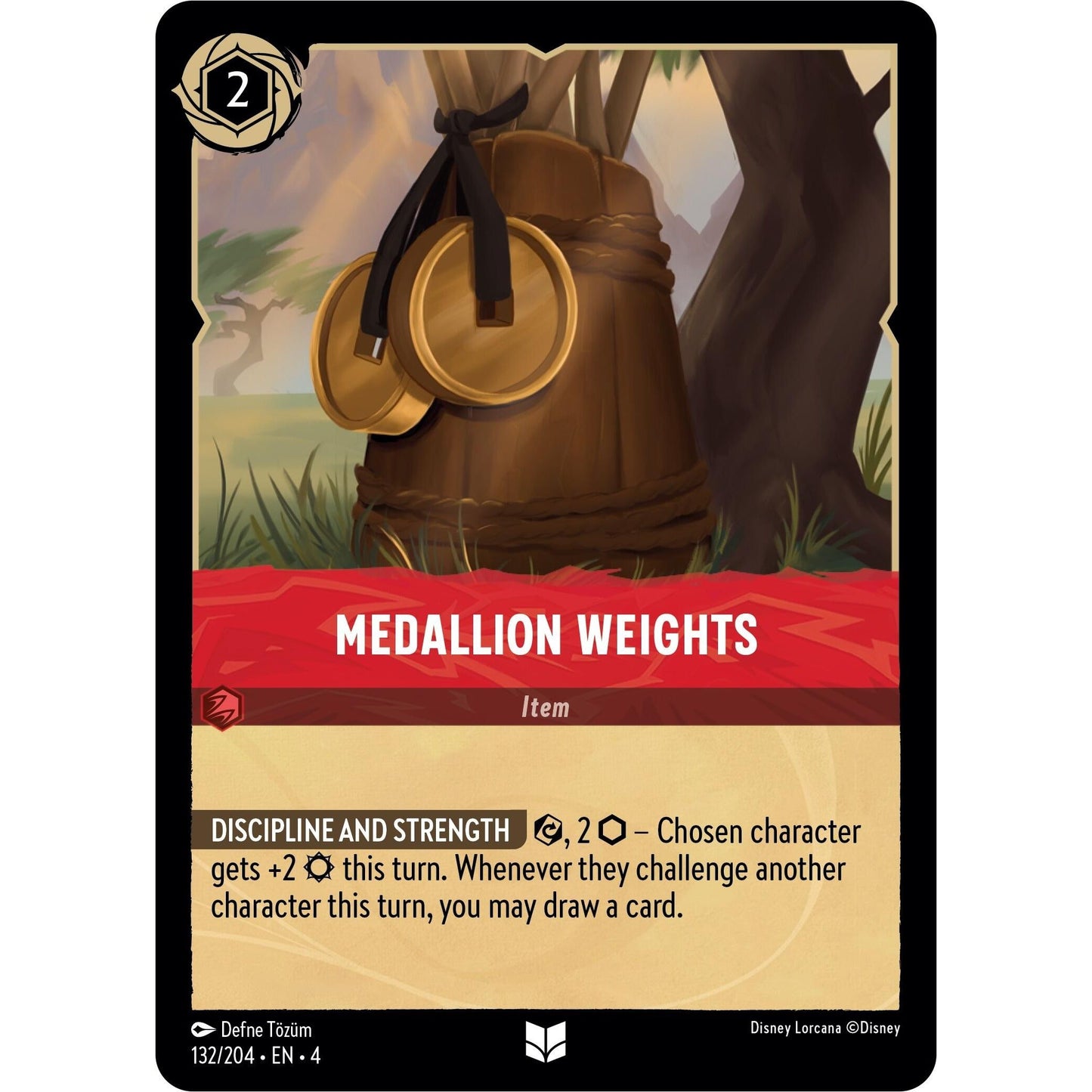 Image for Medallion Weights (132/204) (4) - Disney Lorcana