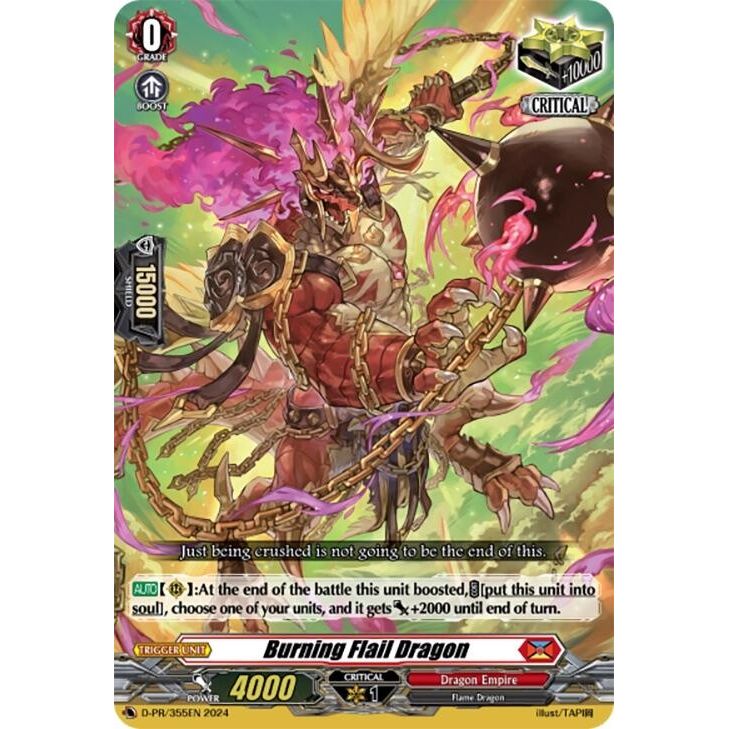 Image for Burning Flail Dragon (355) (D-PR/355EN) (D-PR) - Cardfight Vanguard