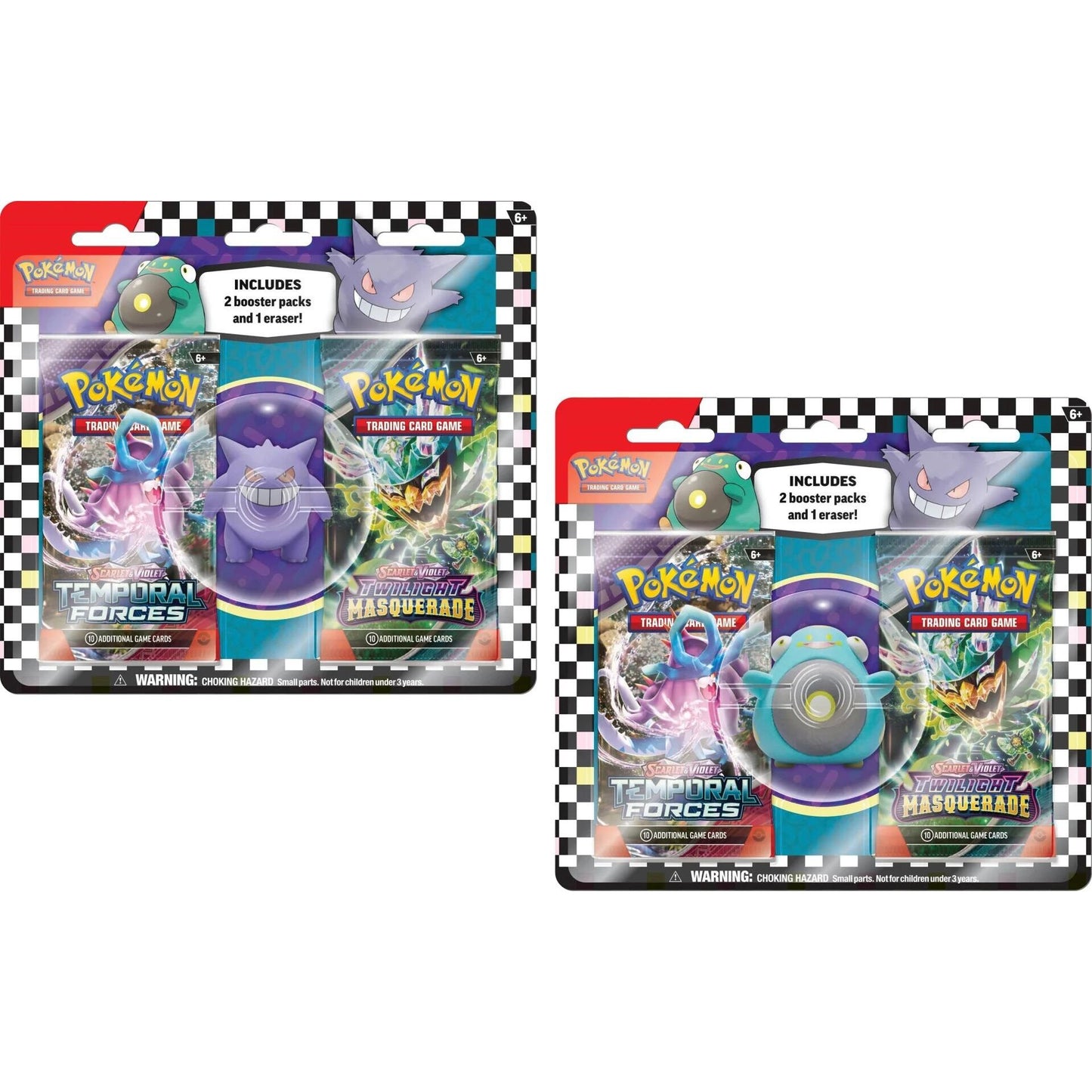 Image for Pokemon TCG: Back to School Eraser Blister 2024 [Set of 2] - Pokemon