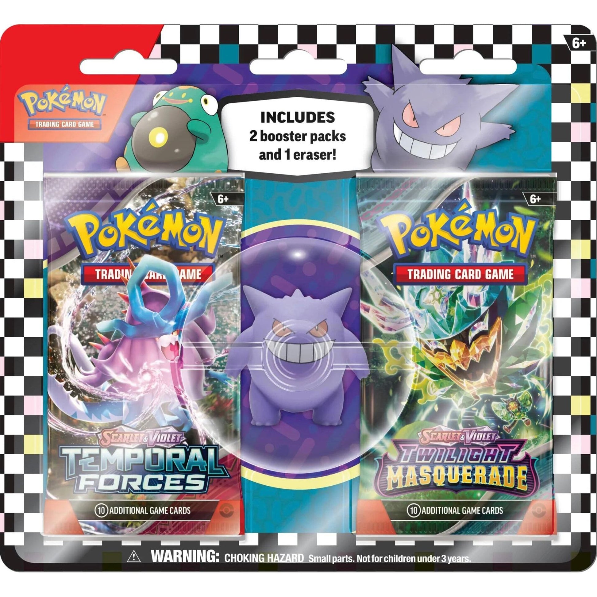 Image for Pokemon TCG: Back to School Eraser Blister 2024 [Gengar] - Pokemon
