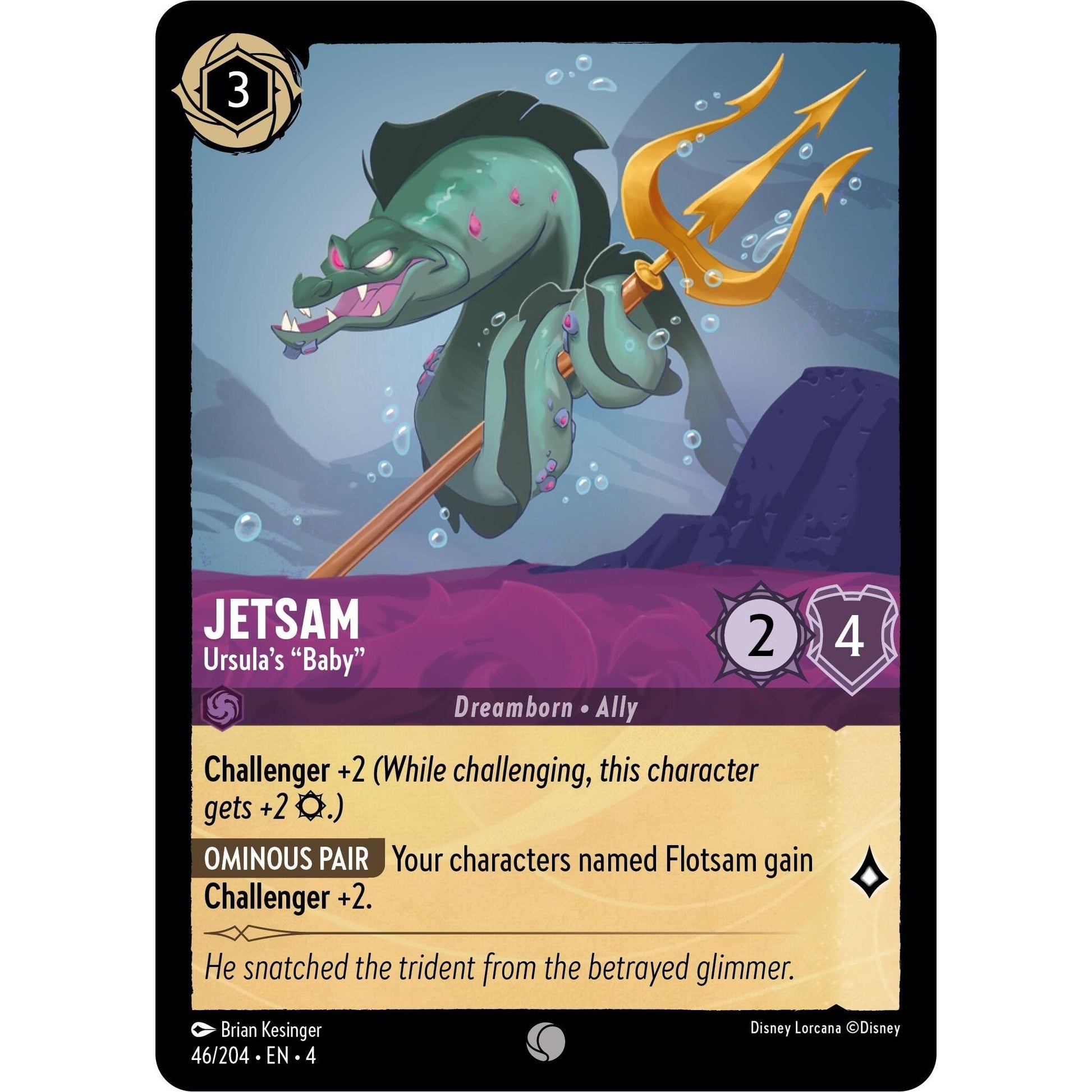Image for Jetsam - Ursula's "Baby" (46/204) (4) - Disney Lorcana