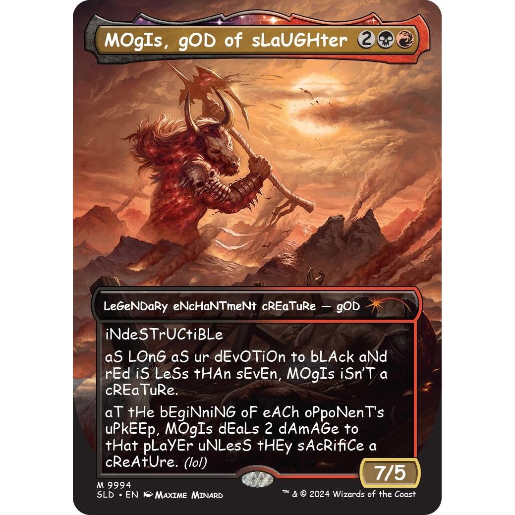 Image for MOgIs, gOD of sLaUGHter (9994) (9994) (SLD) - Magic: The Gathering
