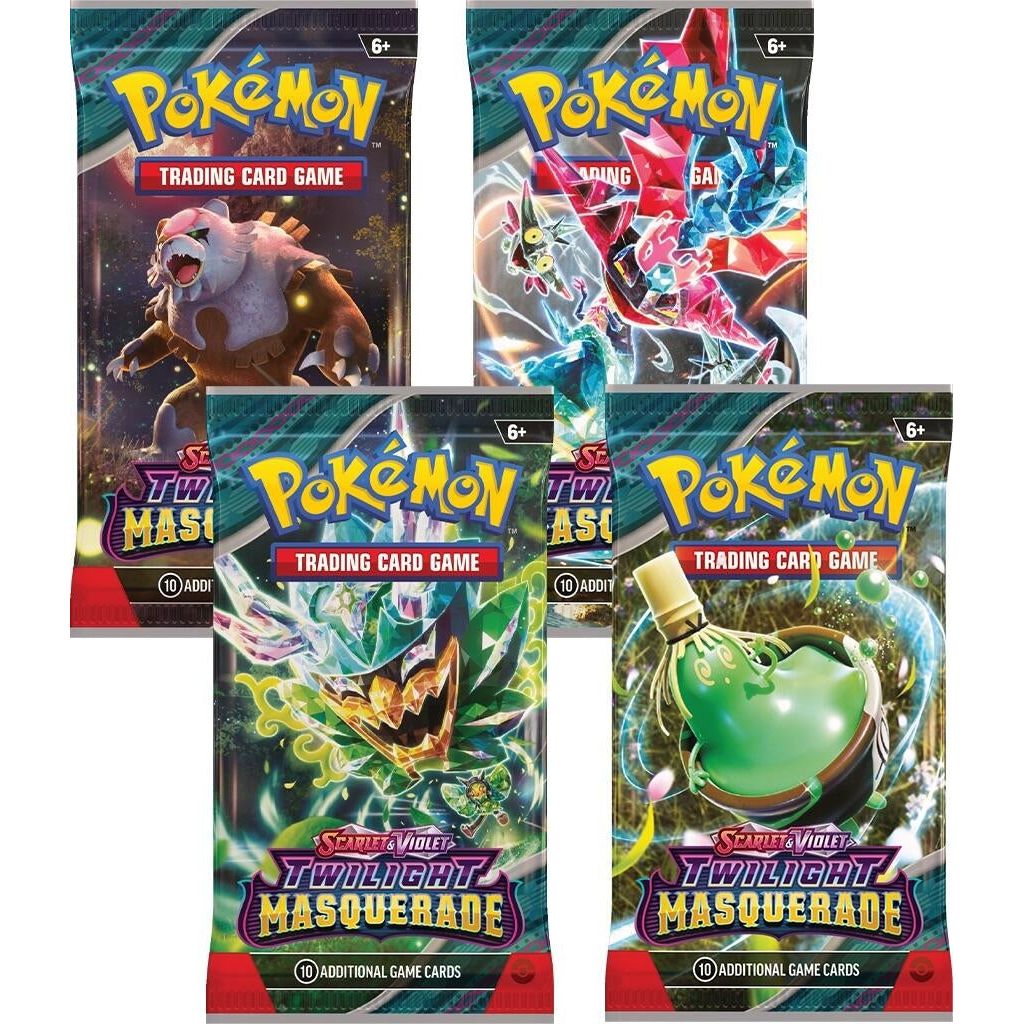 Image for Twilight Masquerade Booster Pack Art Bundle [Set of 4] - Pokemon