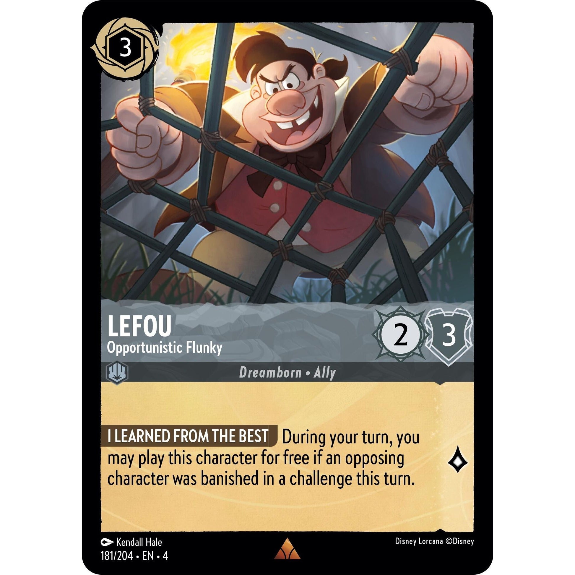 Image for LeFou - Opportunistic Flunky (181/204) (4) - Disney Lorcana