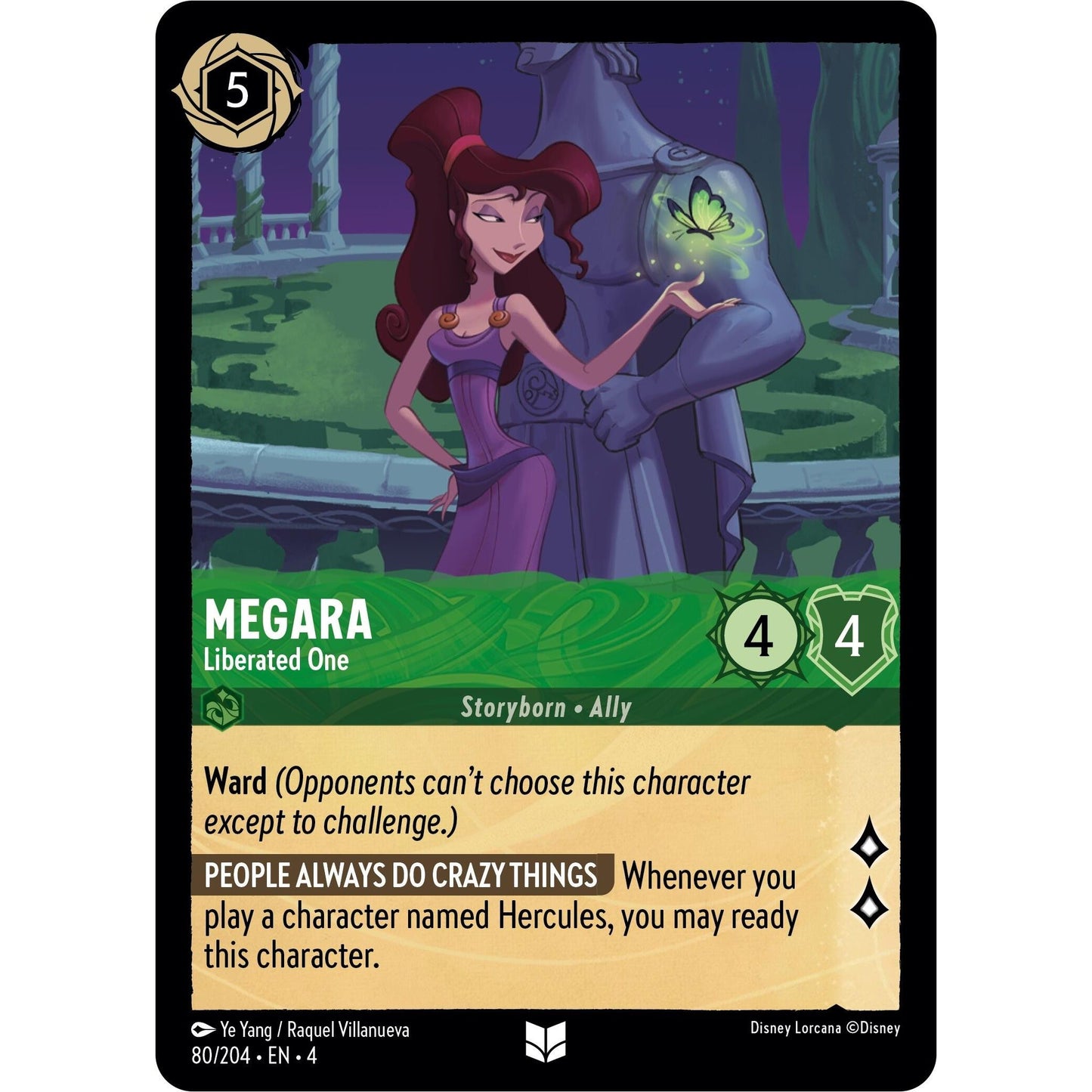 Image for Megara - Liberated One (80/204) (4) - Disney Lorcana