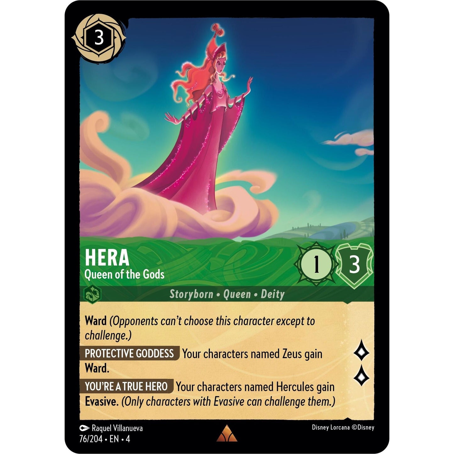 Image for Hera - Queen of the Gods (76/204) (4) - Disney Lorcana