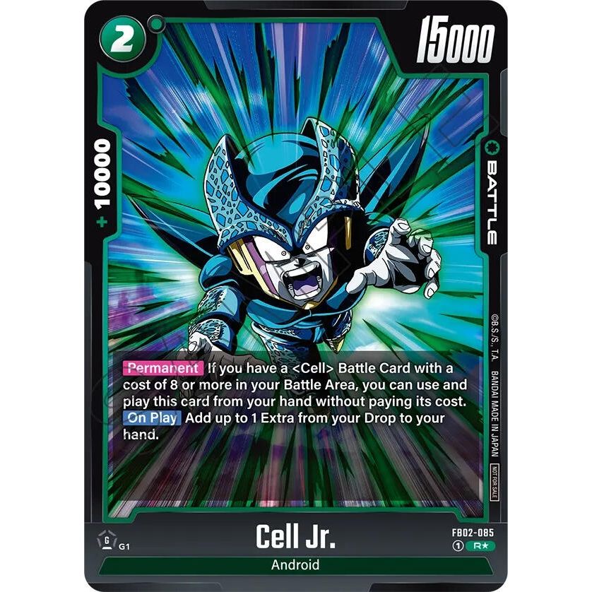 Image for Cell Jr. - FB02-085 (Championship Pack 01) (FB02-085) (DBSFW_TPR) - Dragon Ball Super: Fusion World