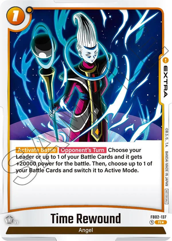 Image for Time Rewound - FB02-137 (Championship Pack 01) (FB02-137) (DBSFW_TPR) - Dragon Ball Super: Fusion World