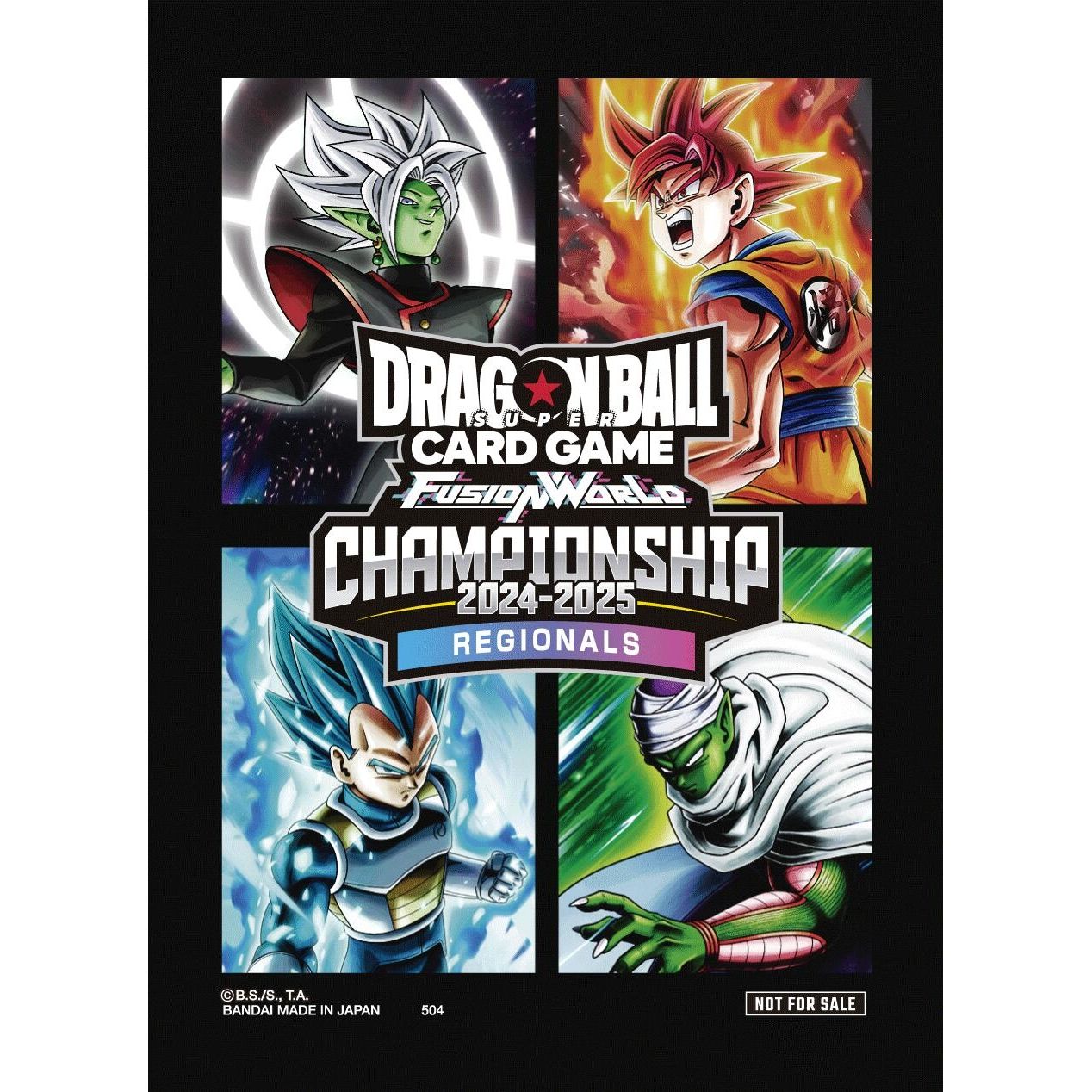 Image for Dragon Ball Super Fusion World Card Game Official Sleeves - Championship 2024-2025 Regionals (64-Pack) - Card Sleeves