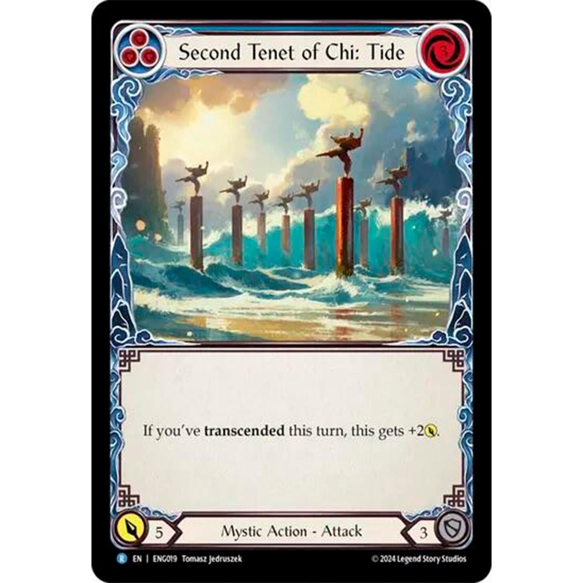 Image for Second Tenet of Chi: Tide (ENG019) - Flesh and Blood TCG