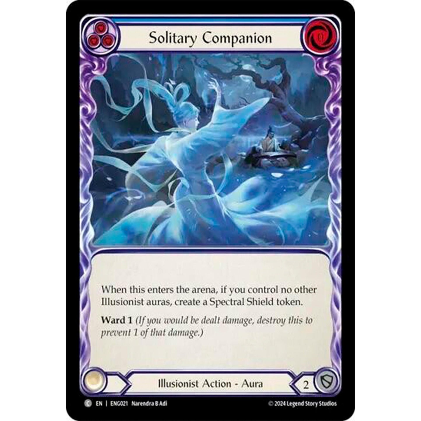 Image for Solitary Companion (ENG021) - Flesh and Blood TCG