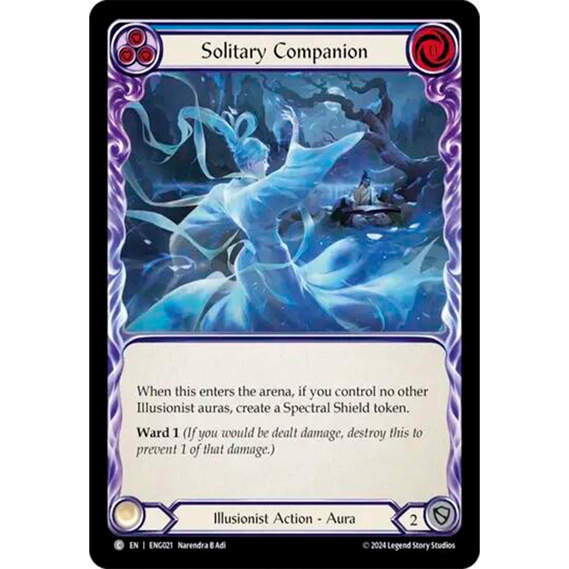 Image for Solitary Companion (ENG021) - Flesh and Blood TCG