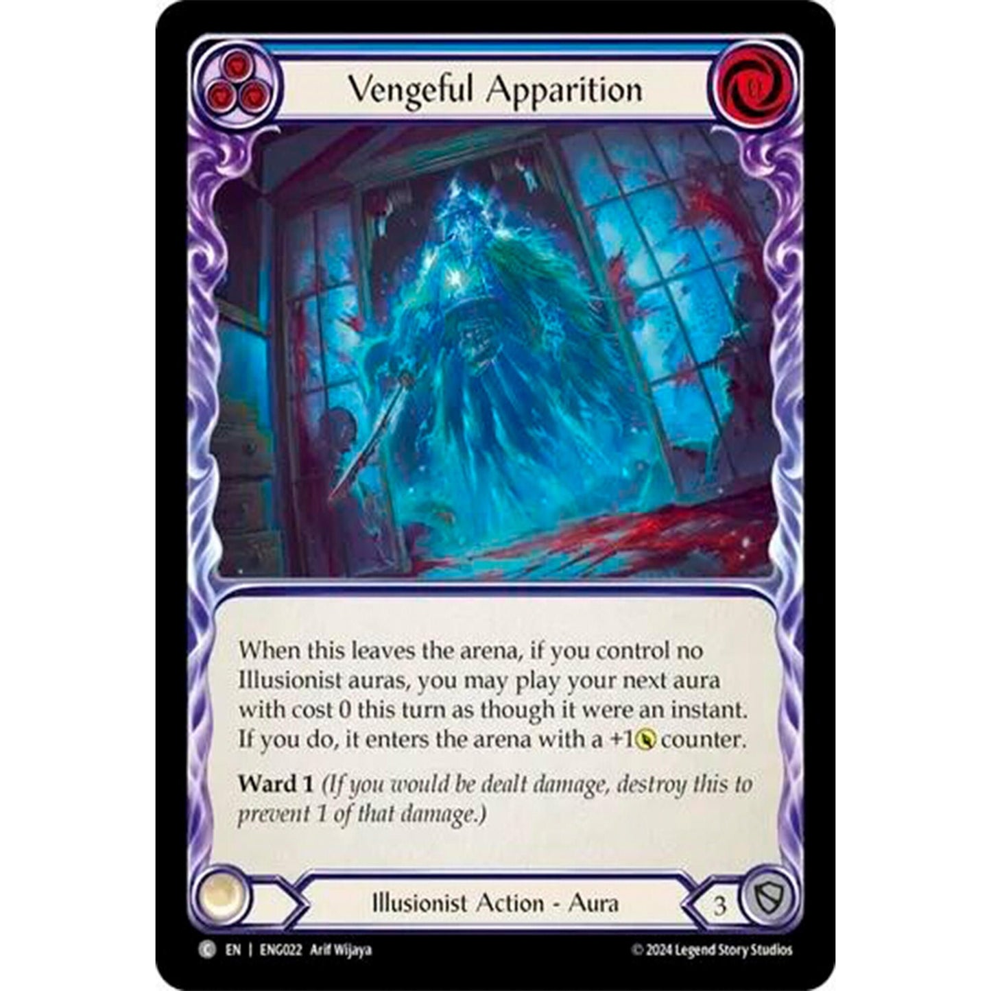Image for Vengeful Apparition (ENG022) - Flesh and Blood TCG
