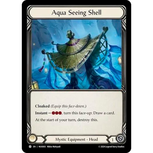 Image for Aqua Seeing Shell (NUU003) - Flesh and Blood TCG