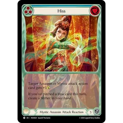Image for Hiss (Blue) (NUU024) - Flesh and Blood TCG