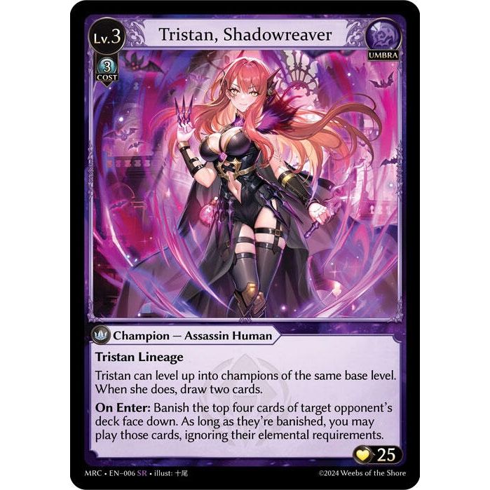 Image for Tristan, Shadowreaver (006) (MRC) - Grand Archive TCG