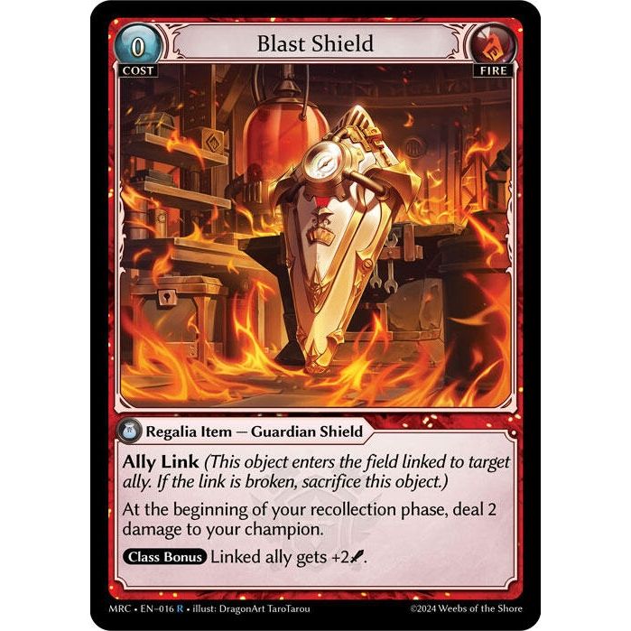 Image for Blast Shield (016) (MRC) - Grand Archive TCG